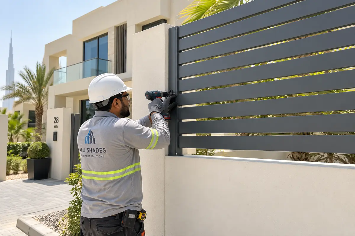Privacy Screen or Higher Boundary Wall on a Dubai Villa: What Your Community Allows and What Needs a NOC